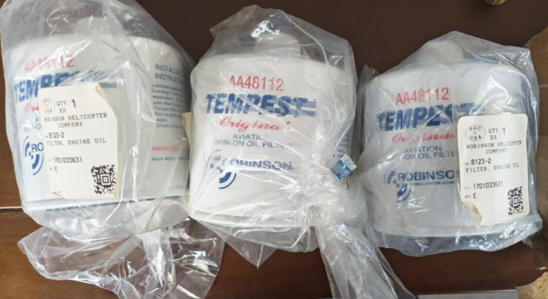 罗宾逊R44发动机油滤